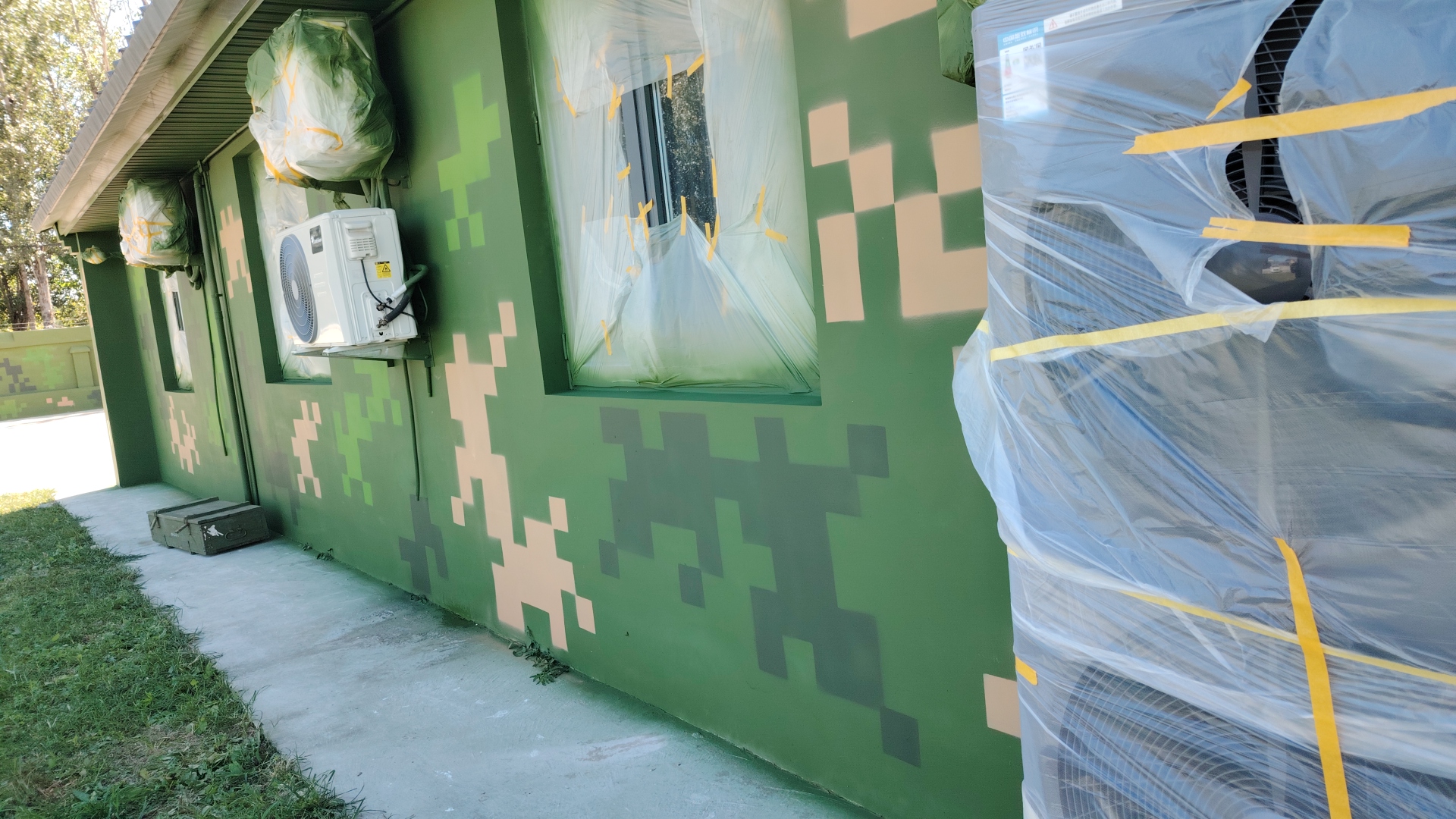 泉州外墙迷彩漆施工多少钱 伪装迷彩漆